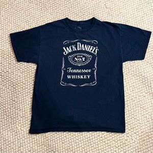 Jack Daniels Black Short Sleeve Tee Nice Vintage Condition size L